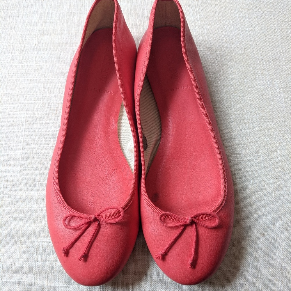 J. Crew 100% Leather Coco Ballet Flats (Size 7.5)